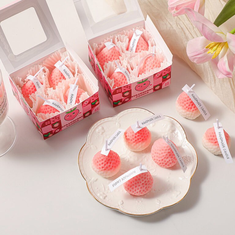 Custom Large Gift Set Strawberry Scented Candle Gift Set