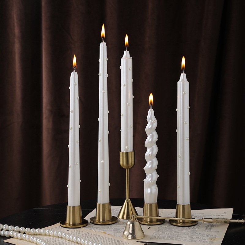 Custom 30 cm Pearl Taper Candles