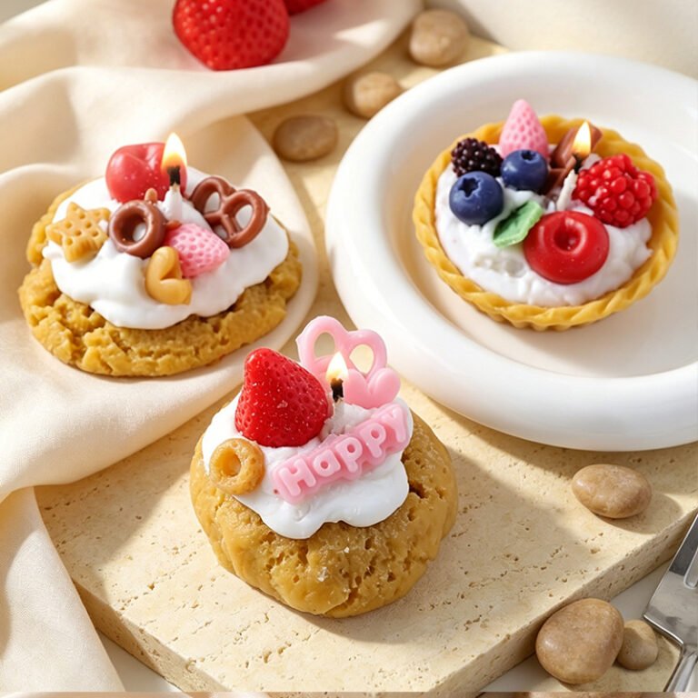 Custom Mini Realistic Cake Fruit Scented Candle