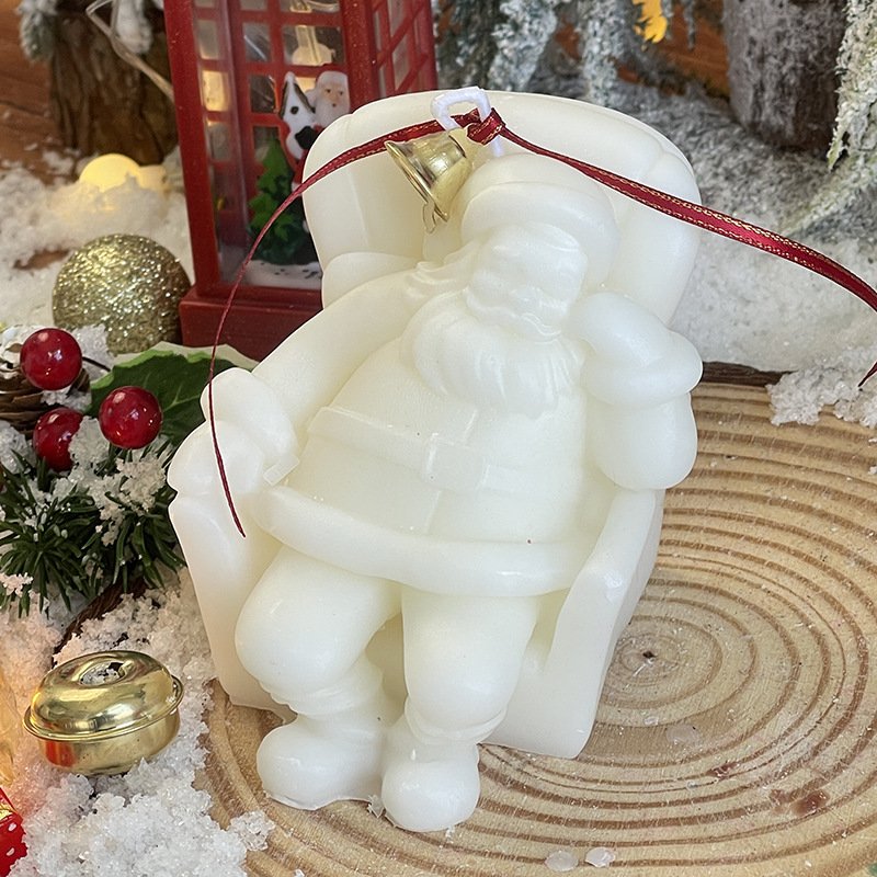 Custom Christmas Santa Claus Scented Candle