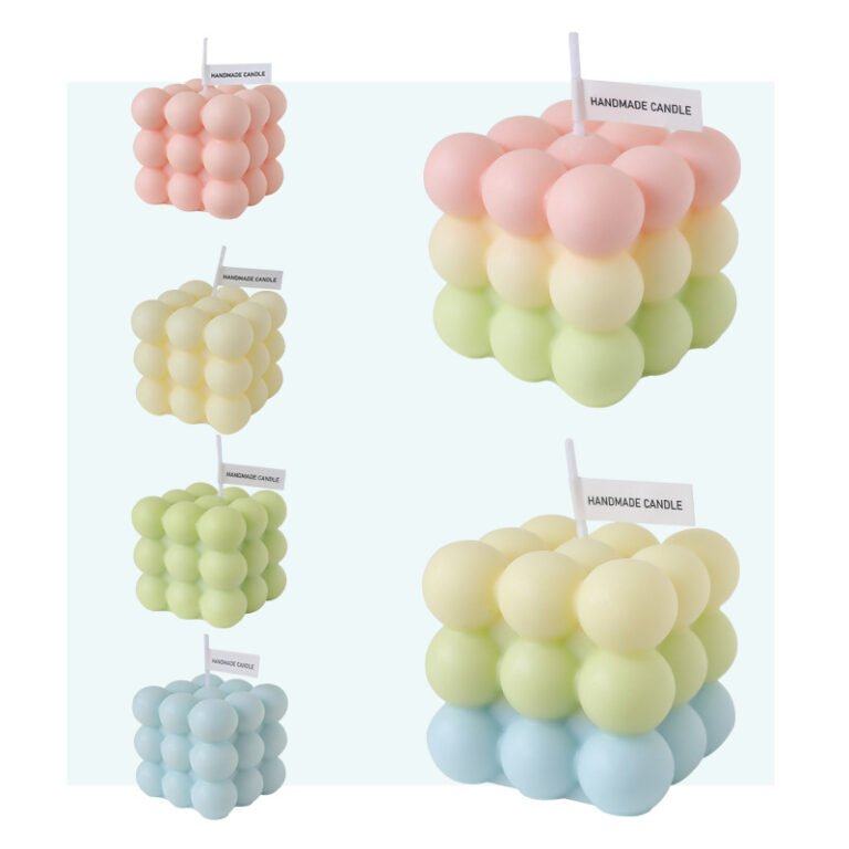 Custom Bubble Cube Scented Candle
