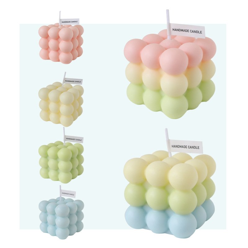 Custom Bubble Cube Scented Candle