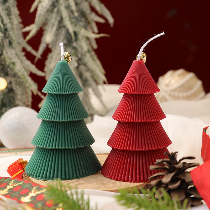 Custom Christmas Tree Scented Candle – Design 3