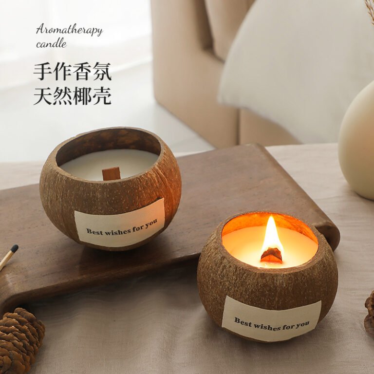 Custom Coconut Bowl Scented Candle