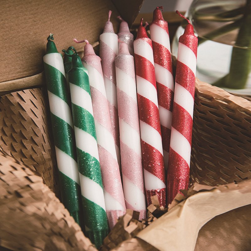 Custom 20 cm Christmas Nordic Taper Candles