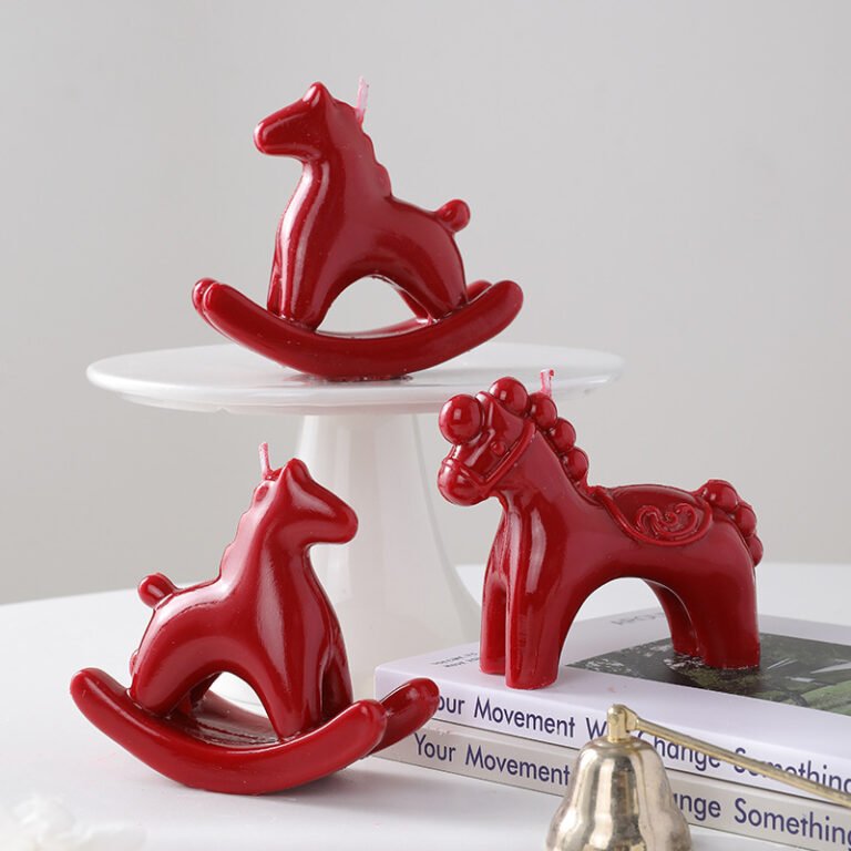 Custom Lunar New Year Rocking Horse Scented Candle