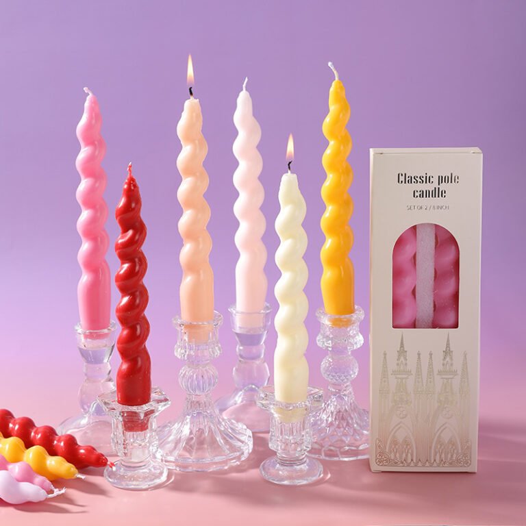 Custom 18 cm Spiral Taper Candles