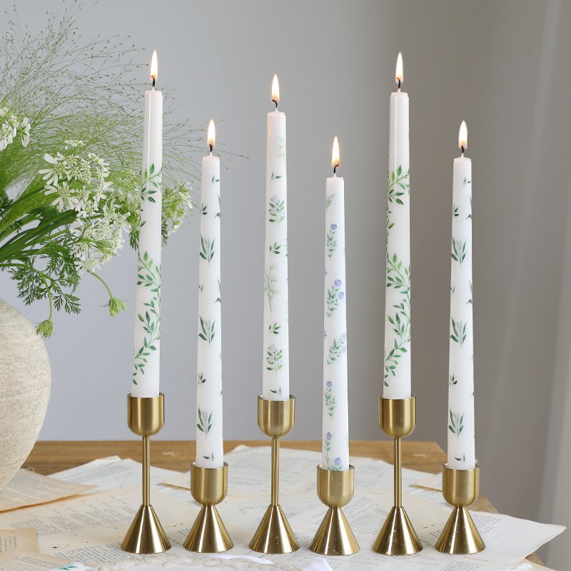 Custom 25 cm Printed Taper Candles – Design 2