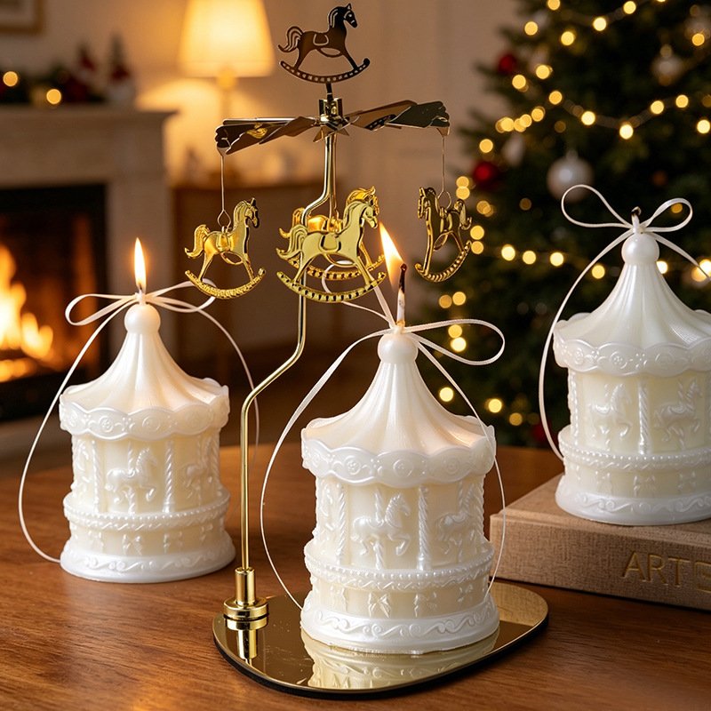 Custom Vintage Carousel Scented Candle