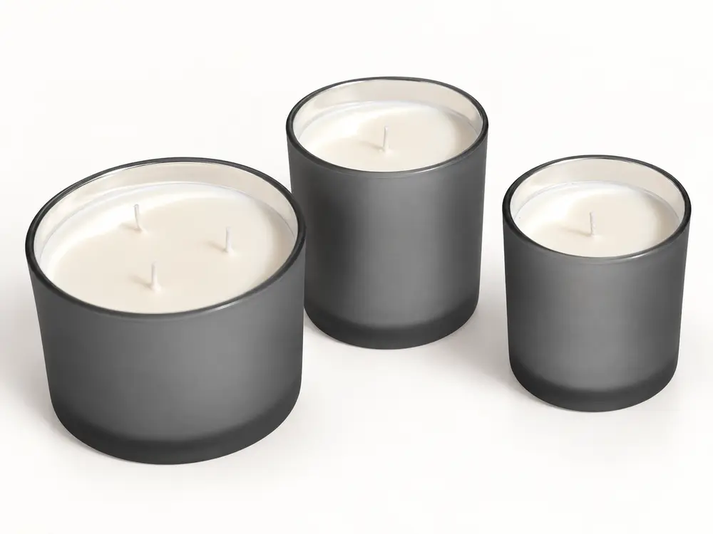 Custom Glass Scented Candles, with Beautiful Boxes