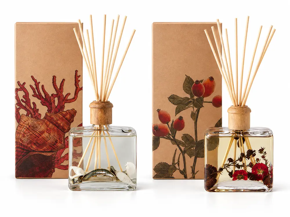 Custom Reed Diffusers, in Glass Holder for Decoration