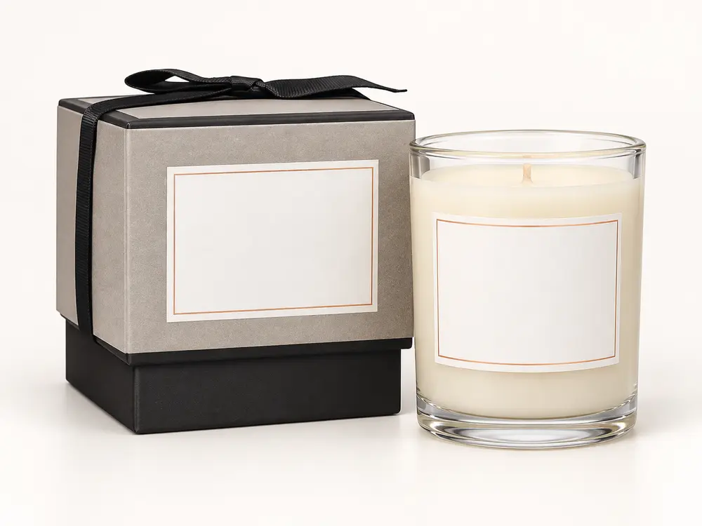 Custom Scented Candle in a Glass Jar