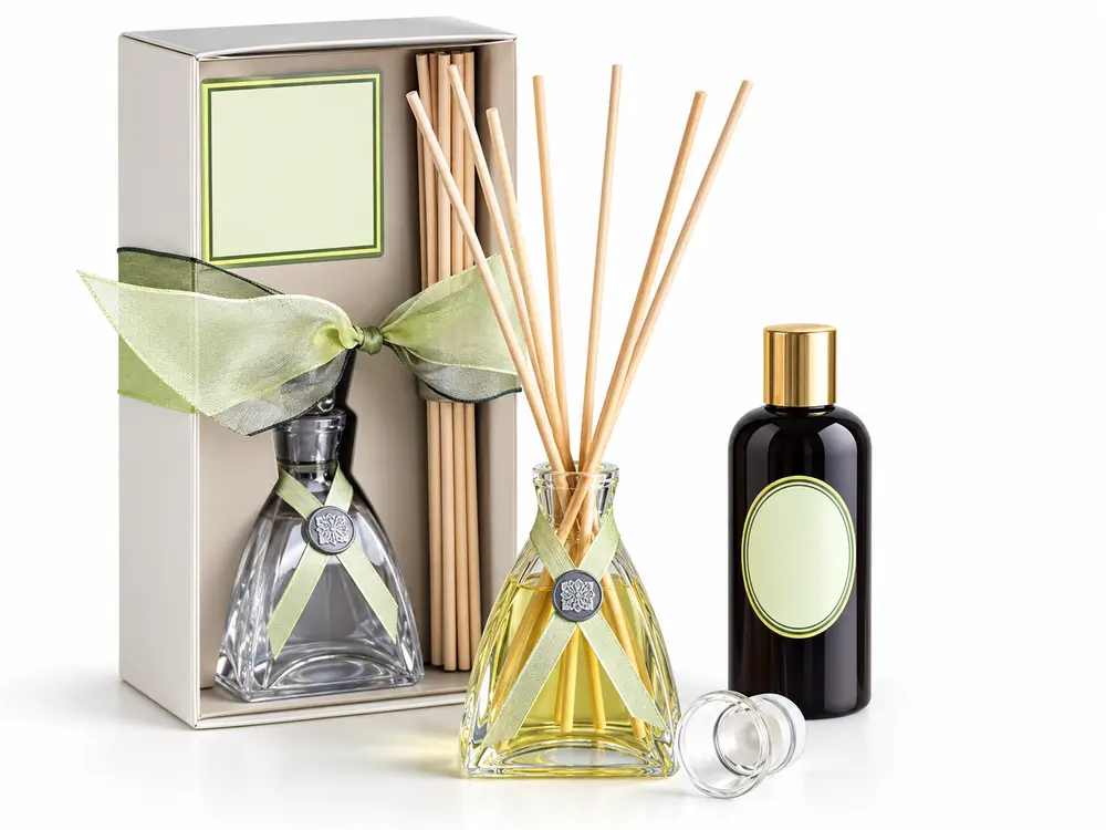 Custom Fragrance Aroma Reed Diffuser with Rattan Sticks Wellness