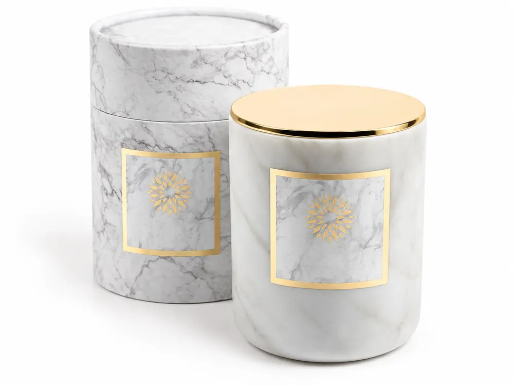 Custom Soy Wax Scented Candles with Beautiful Boxes, Eco-Friendly and Long Burning