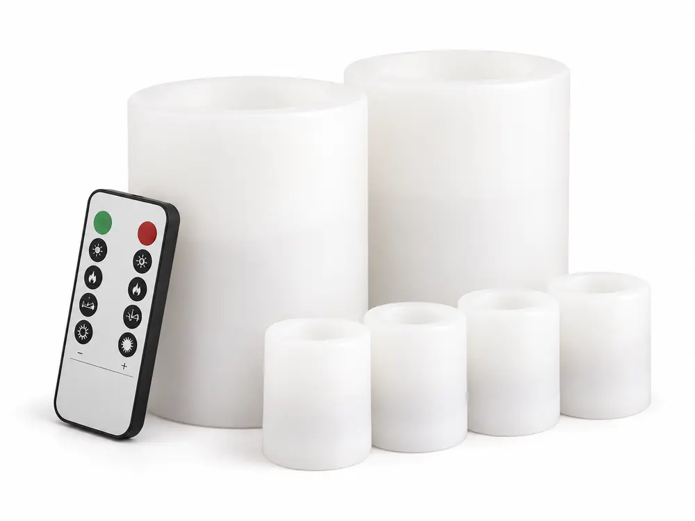 Custom Flameless Pillar Scented LED Candle