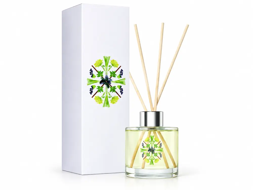 Custom Aroma Reed Diffuser with Rattan Sticks