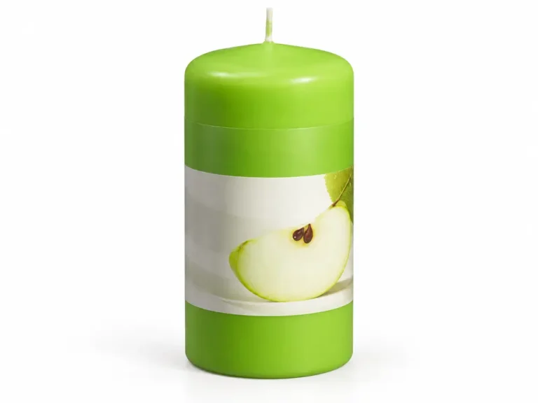 Custom Personalize Scented Pillar Candle, Various Sizes Are Available
