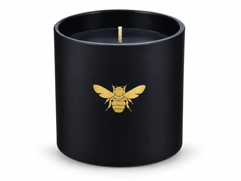 Custom Matt Black Glass Jar Scented Soy Candles
