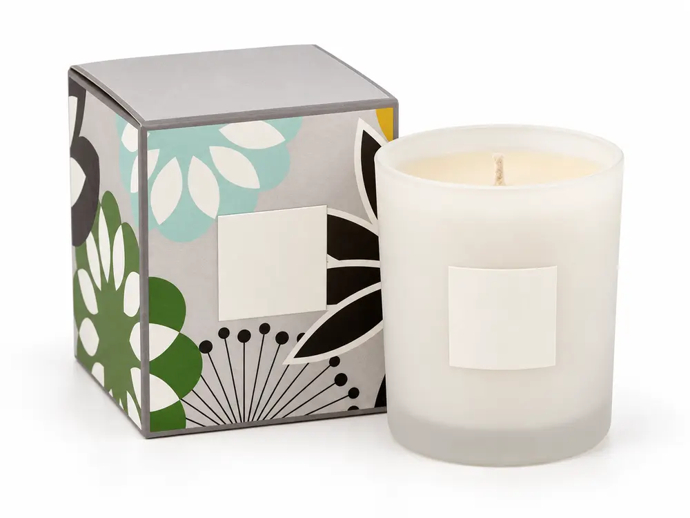 Custom Soy Wax Scented Candles in Glass Holder with Beautiful Box