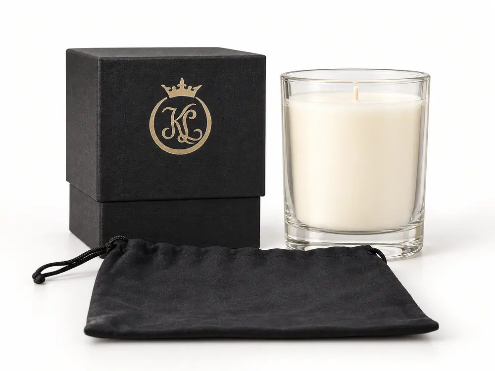 Custom and Scented Candle in Glass