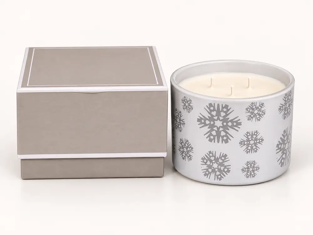Custom Natural Soy Candle, Eco-Friendly and Long Burning Time