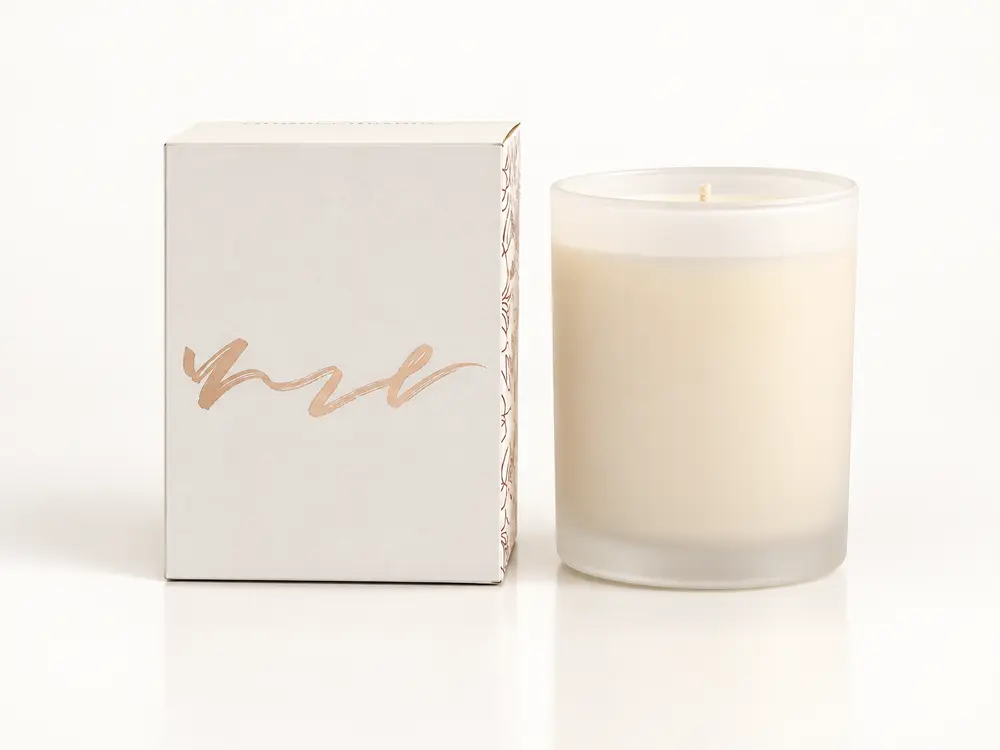 Custom Scented Candle in Nice Folding Box