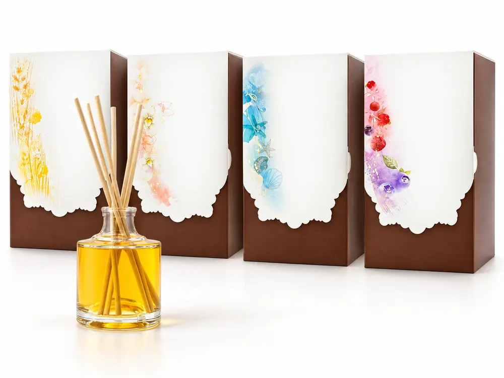 Custom Decorative Fashionable Reed Diffusers with Rattan Sticks