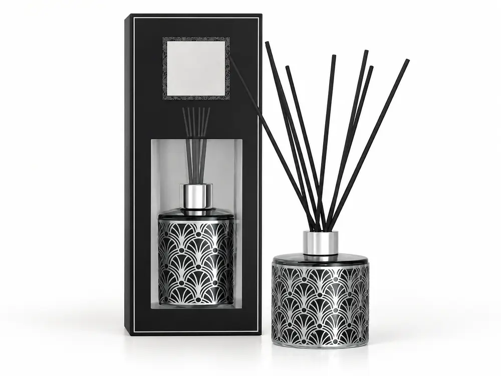Custom Reed Diffuser with Natural Sticks, Various Designs Are Available