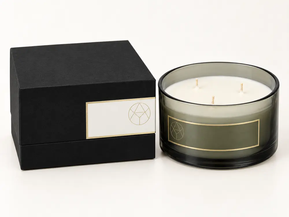Custom Home Decoration Natural Scented Candle, Long Burning Time
