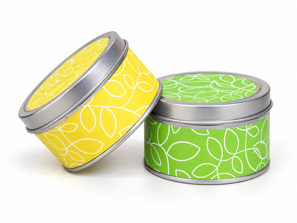 Custom Aromatherapy Candles in Round Tin Box; High Quality Candle Fragrance