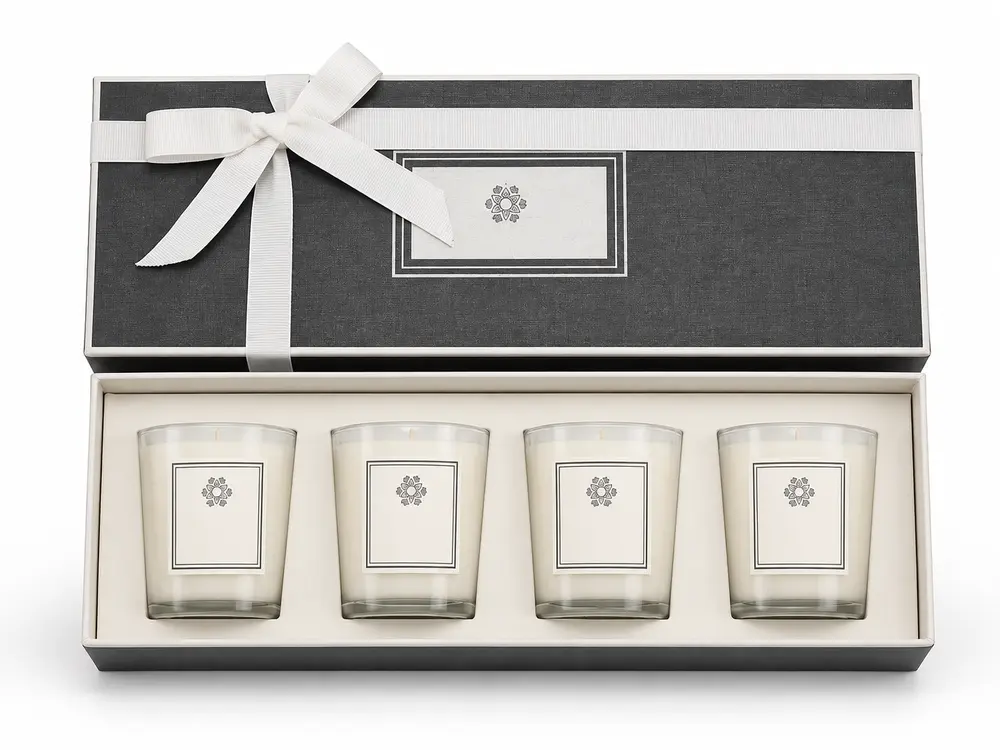 Custom Scented Candle Set for Home Decoration