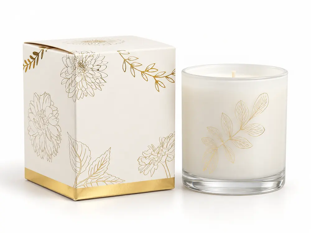 Custom Scented Candle in Glass Holder