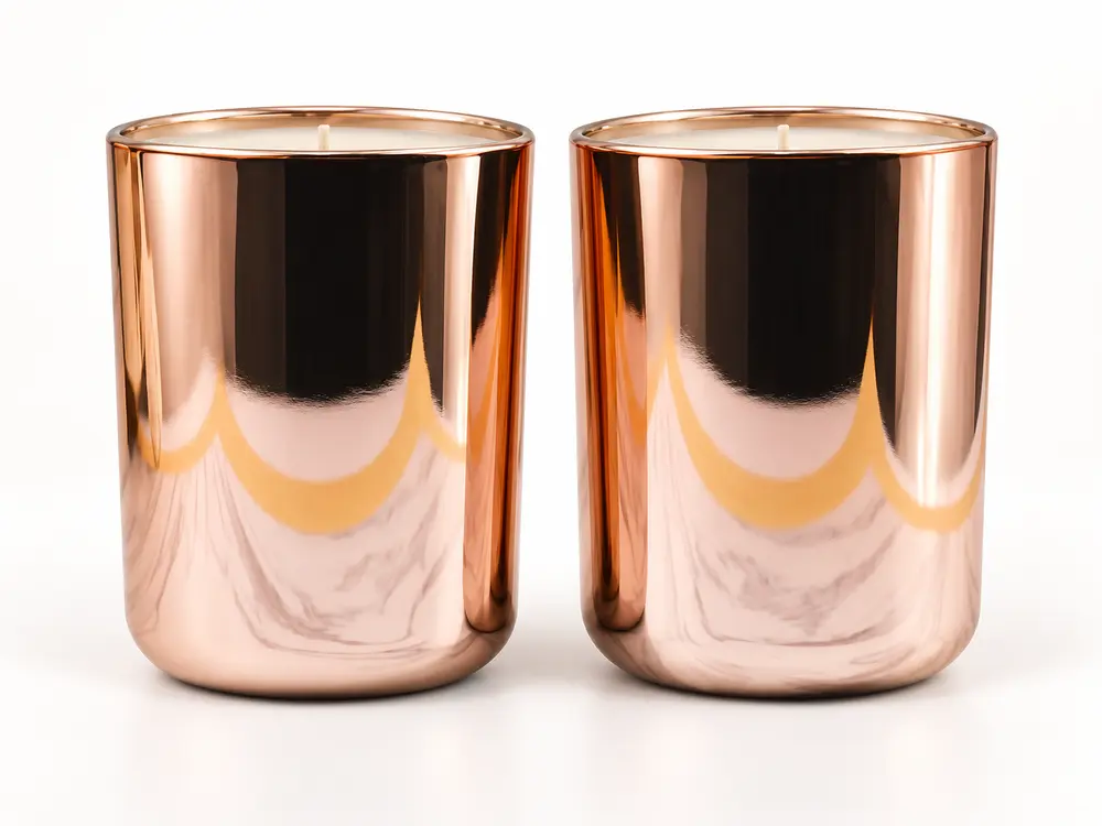 Custom Rose Gold Scented Candles Popular in Market