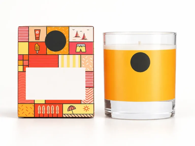 Custom Natural Soy Candles in High Quality Glass Jars