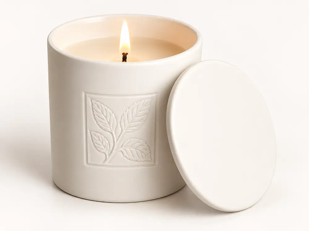 Custom Soy Scented Candle in Glass with Nice Gift Box for Home Decoration