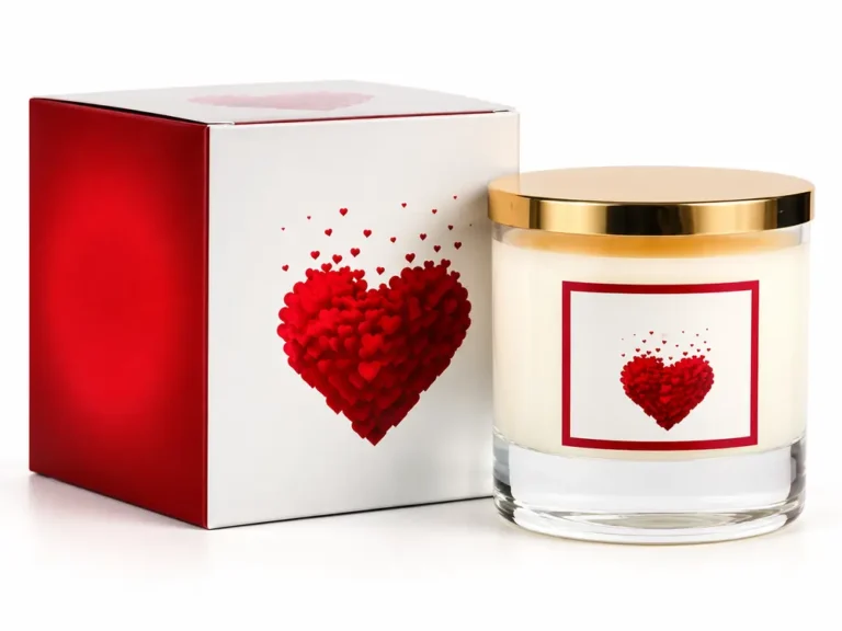 Custom Lovely Gold Lid Scented Candles