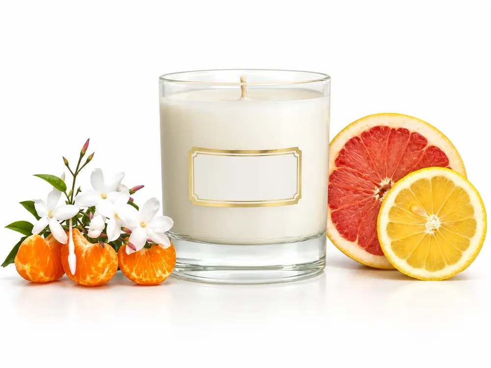 Custom Luxurious Aromatherapy Candles, Custom Glass Jar Scented Candles