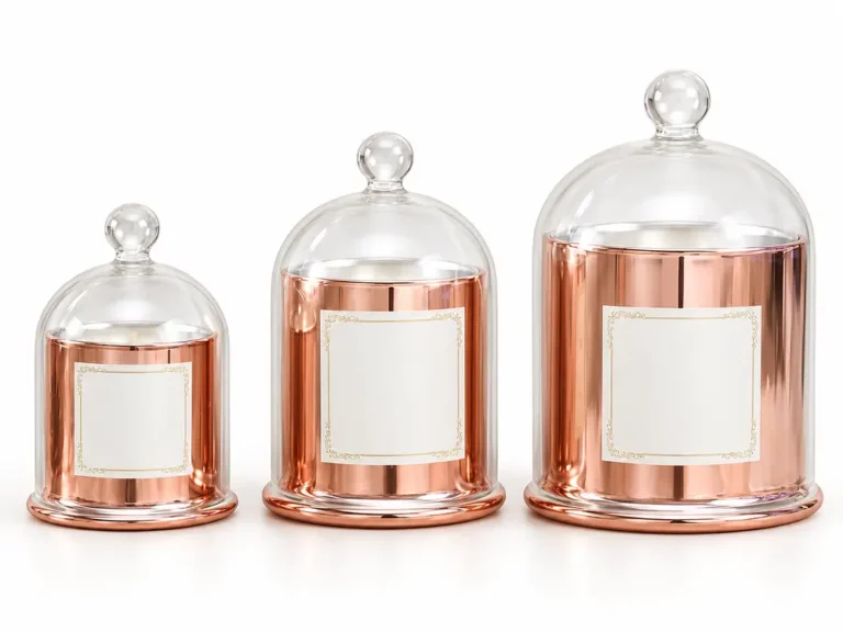 Custom Scented Bell Candle in Pink Color