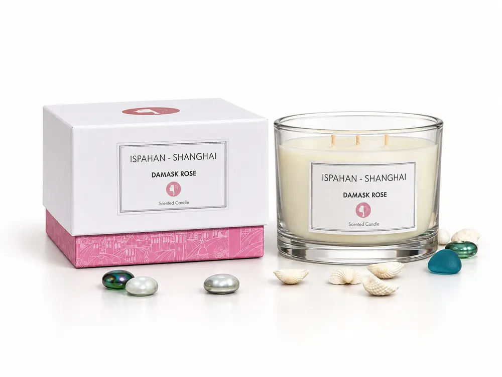 Custom Scented Soy Candles in Glass Jar