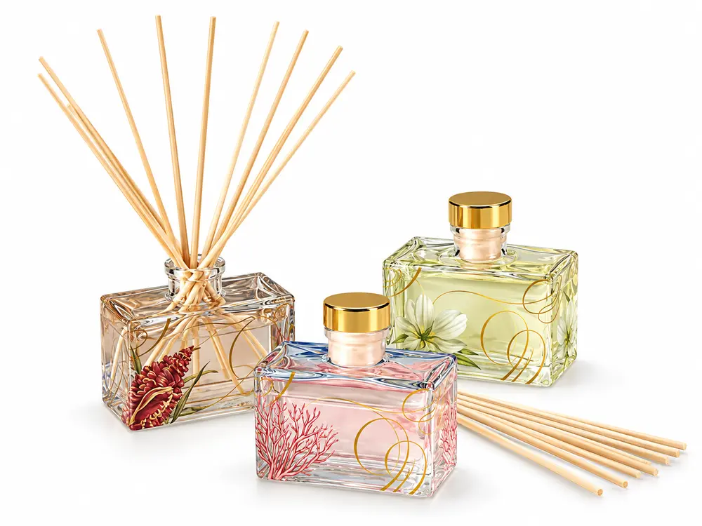 Custom Fragrance White Tea and Ginger Reed Diffuser