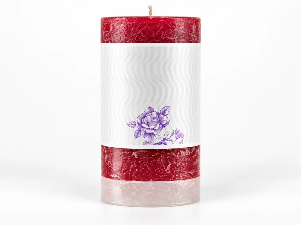 Custom Classic Different Size White Pillar Candle