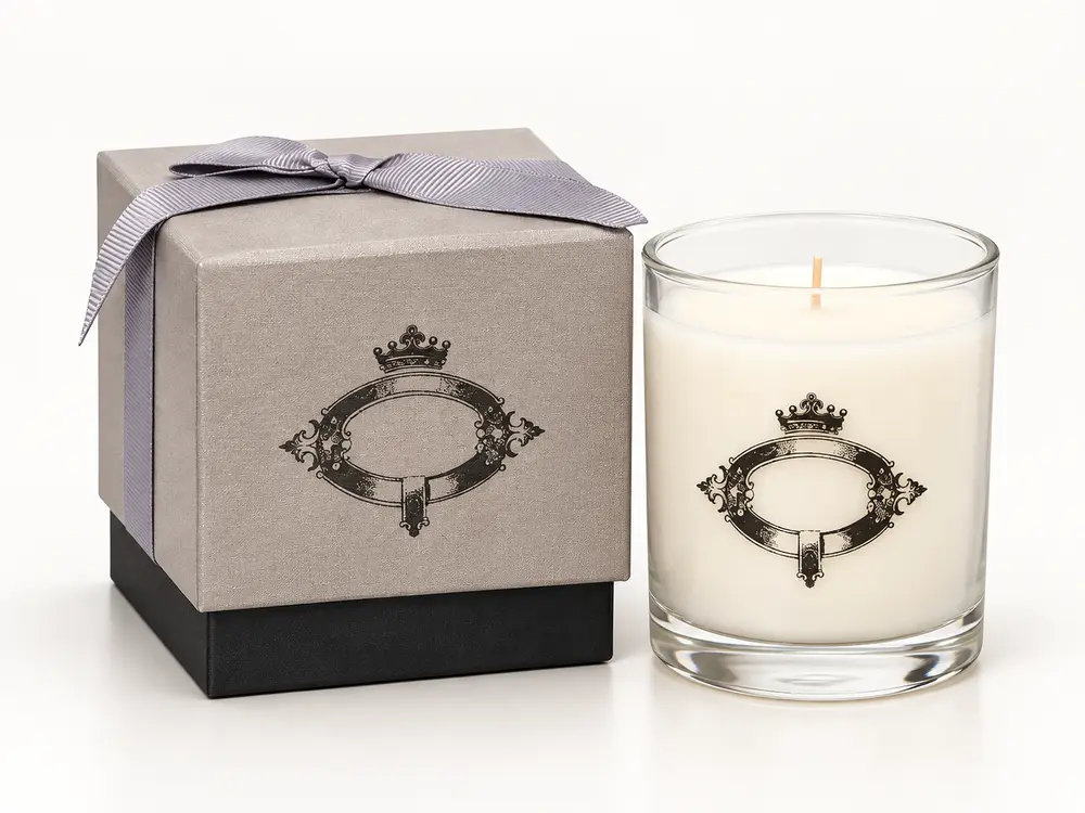 Custom Scented Candle in a Glass Jar