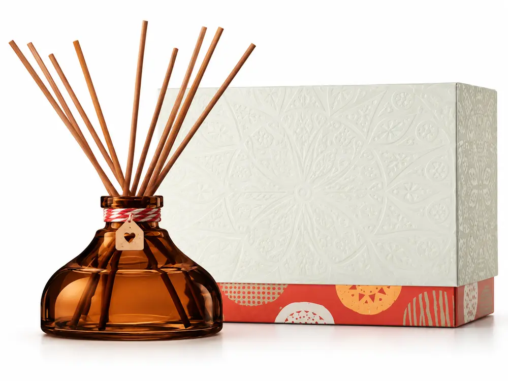 Custom Luxury Aroma Reed Diffuser with Rattan Sticks