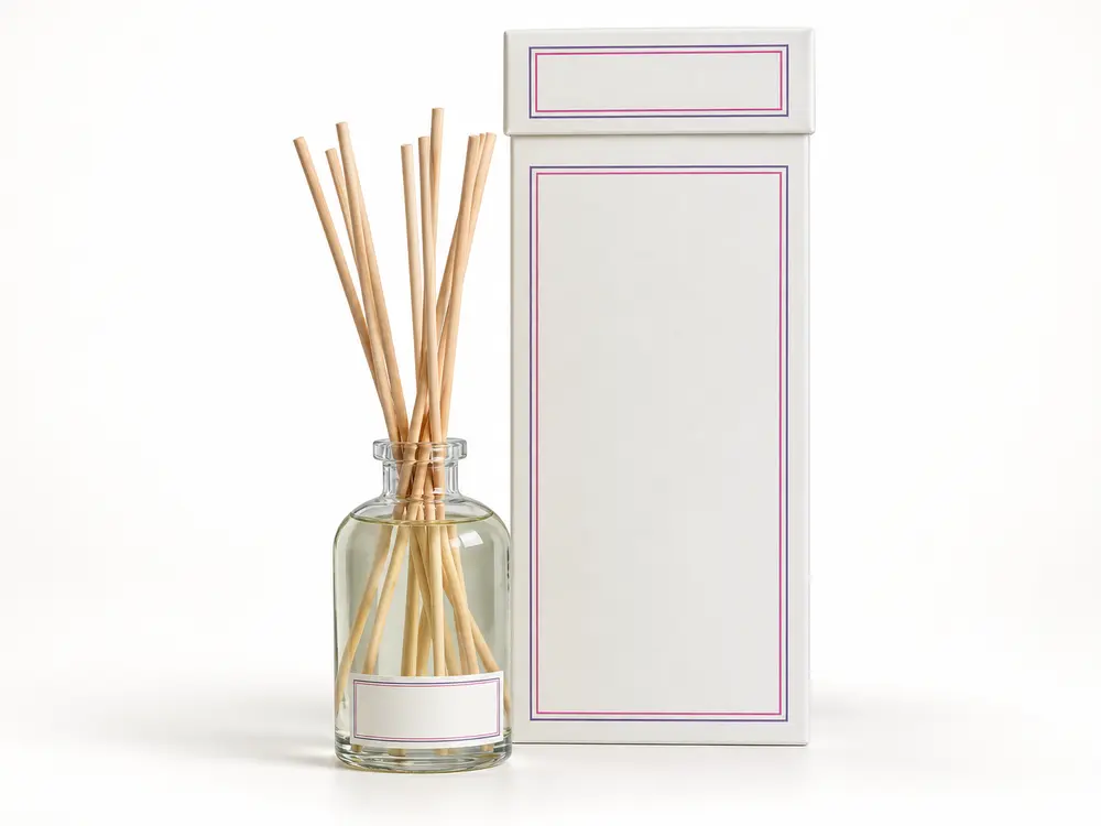 Custom Luxury Aroma Reed Diffuser with Round Packaging