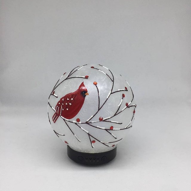 Custom Round Glass Aromatherapy USB Humidifier Essential Oil