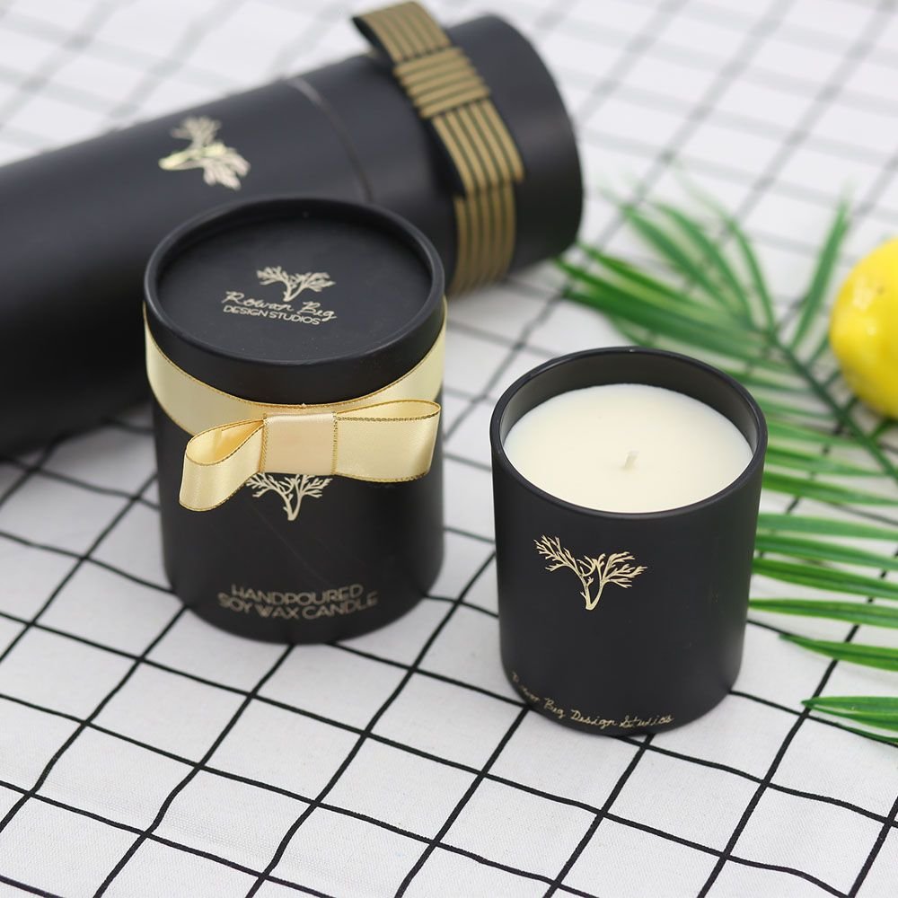 Custom Scented Candle with Round Gift Box