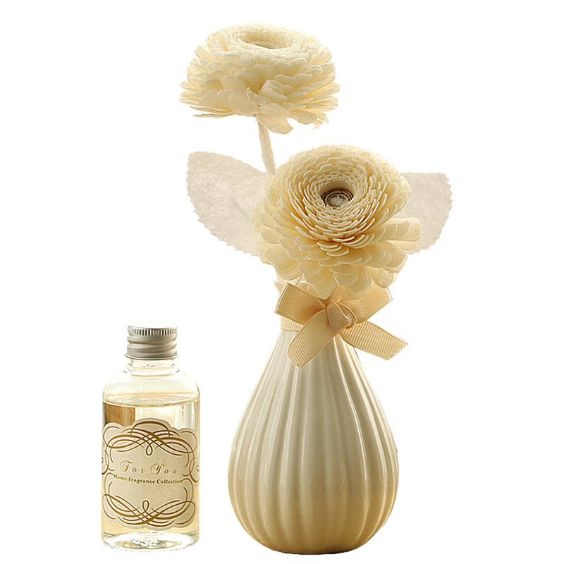Custom Ceramics Diffuser Bottle Aroma Flower Stick Reed Diffuser