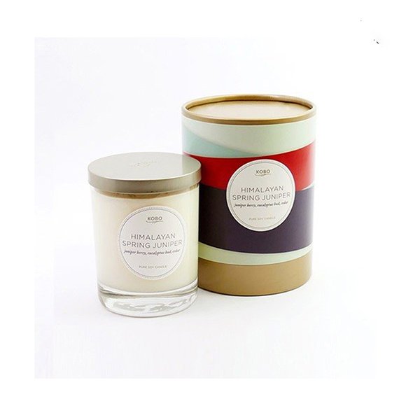 Custom Scented Soy Candle in Glass Holder