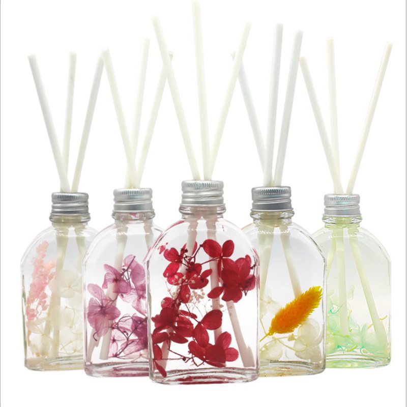 Custom Luxury Packaging Box LED Lighting Dry Flower Natural Essential Oil Bottle Reed Diffuser