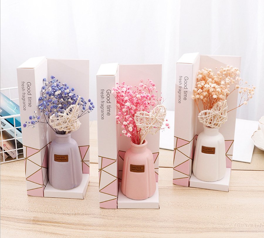 Custom Factory Supply Glass Bottle Imported Fragrance Oil Reed Diffuser